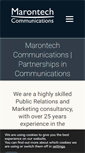 Mobile Screenshot of marontech.co.uk